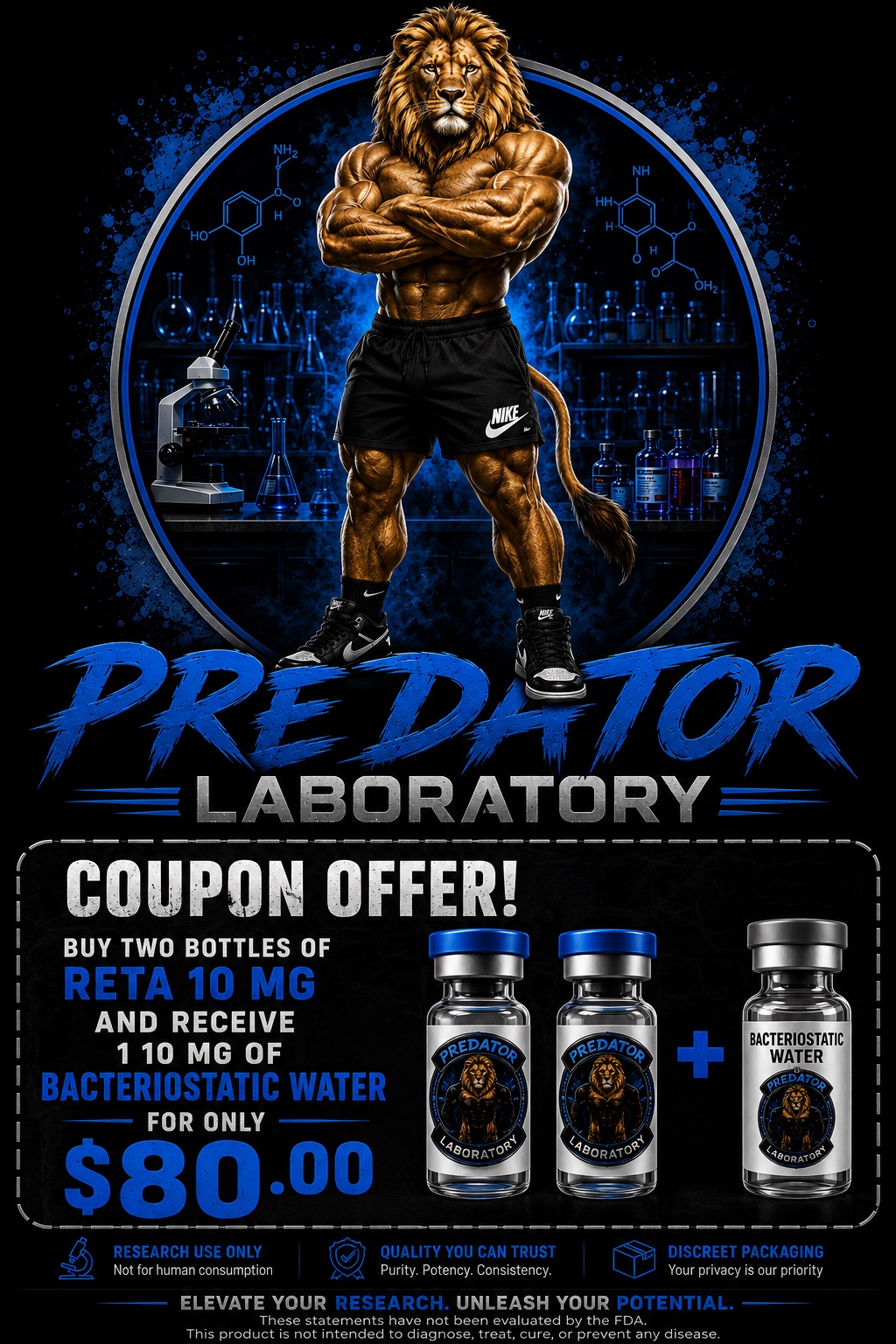 Predator Laboratory coupon offer promotion